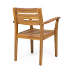 Christopher Knight Home Junaluska – Ensemble de salle à manger d'extérieur 7 pièces en bois d'acacia, teck