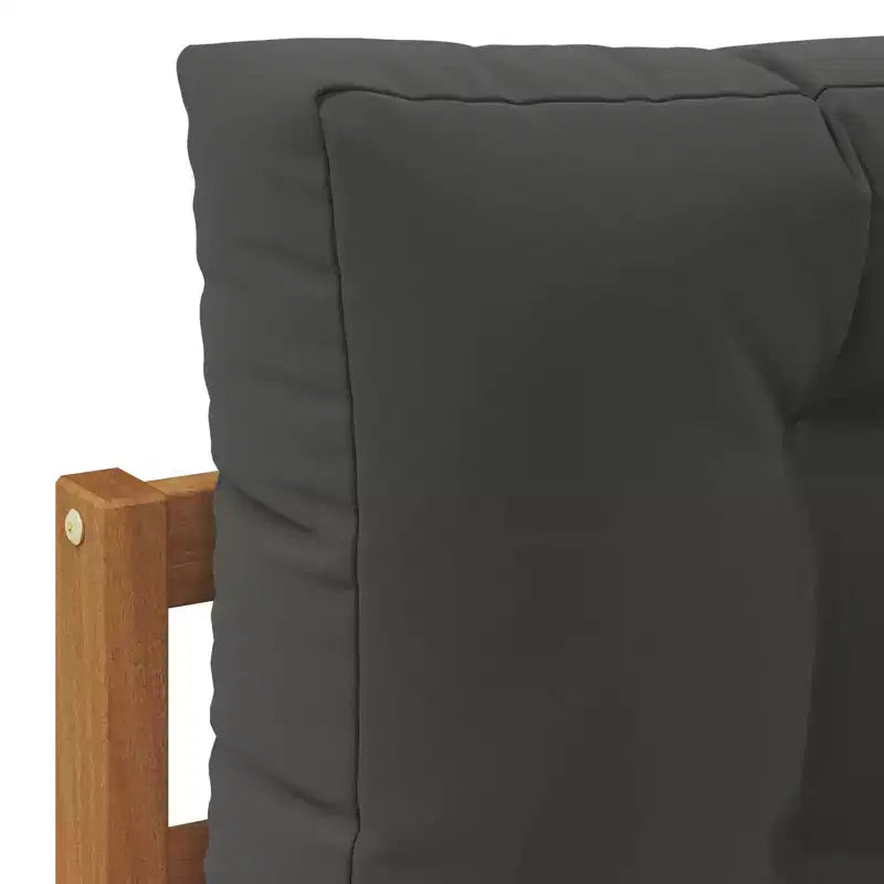 Outdoor Middle Sofa Solid Acacia Wood Natural