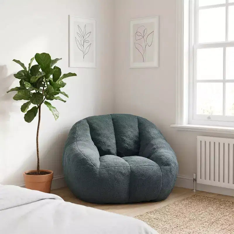 Teddy Upholstered Accent Chair, Modern Lounge Chair with Soft Plush Fabric