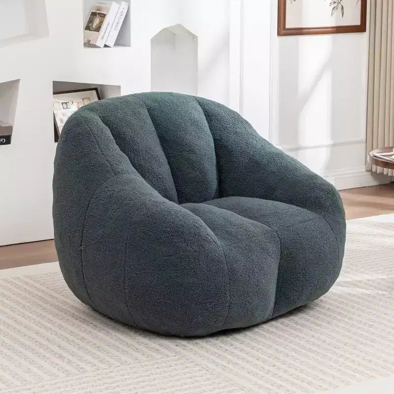 Teddy Upholstered Accent Chair, Modern Lounge Chair with Soft Plush Fabric