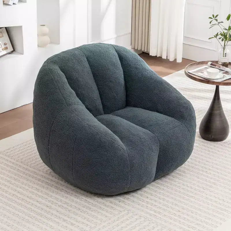 Teddy Upholstered Accent Chair, Modern Lounge Chair with Soft Plush Fabric