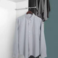 14" Pull-Out Valet Rod, Extendable Sliding Clothes Hanging Rack, Chrome, 2 Pack