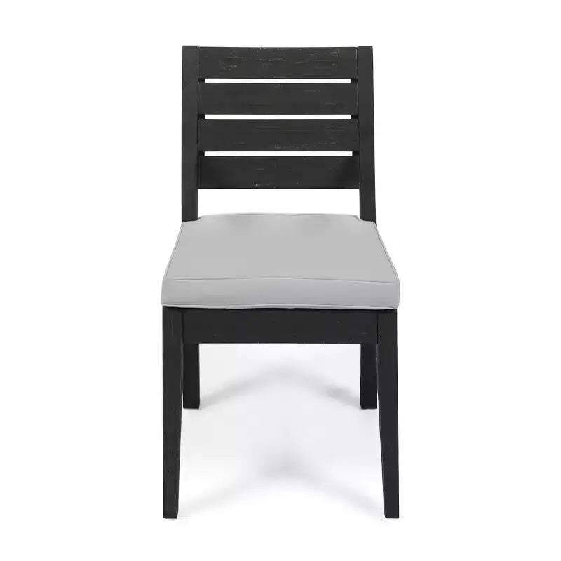 Ensemble de salle à manger 7 pièces moderne en acacia Putra Christopher Knight Home avec table à lattes extensible et coussins