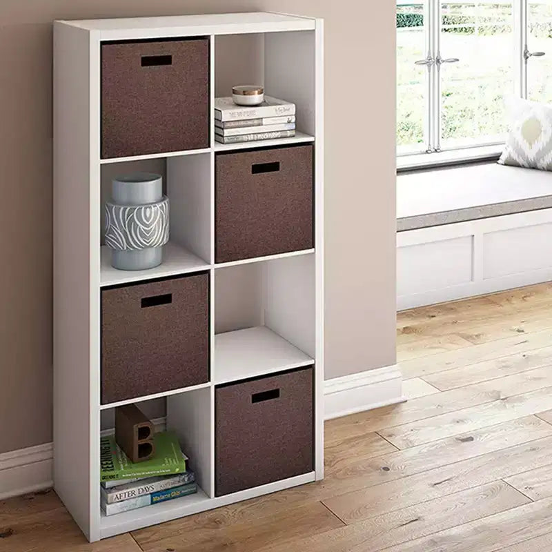 Heavy Duty Open Back 9-Cube Storage Organizer, Graphite Gray