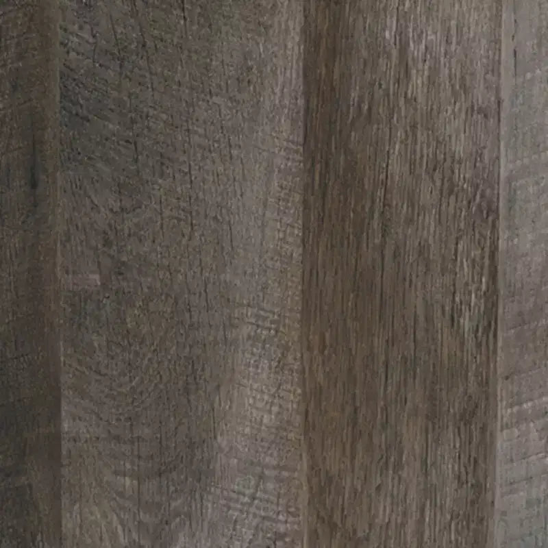 6-Drawer Dresser Gray - Rustic Oak Laminated Wood Composite