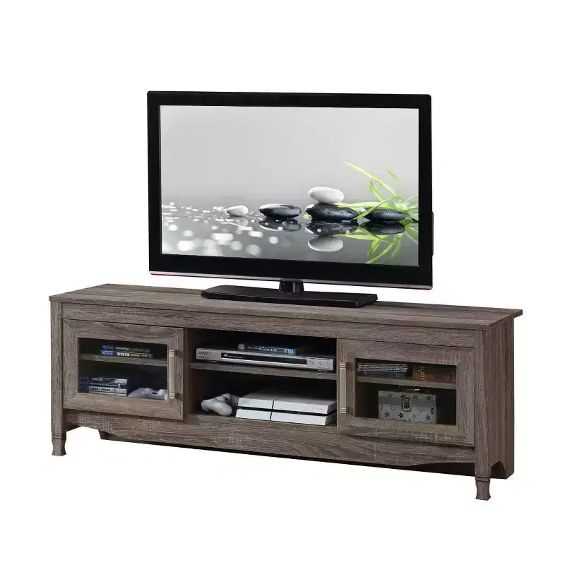 TV Stand for TVs up to 65", Gray