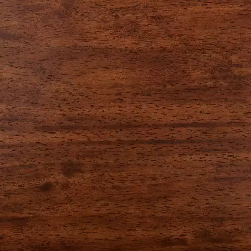 Mid Century Modern Console Table, Chestnut, 60" with Floating Shelf