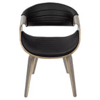 Chaise de salle à manger et d'appoint moderne du milieu du siècle