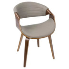 Chaise de salle à manger et d'appoint moderne du milieu du siècle