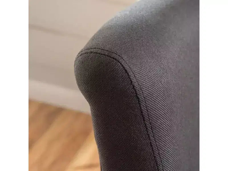 Swivel Barstool with Padded Back and Footrest