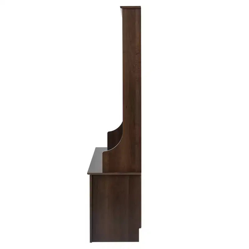 Hall Tree with Shoe Storage, Drifted Gray