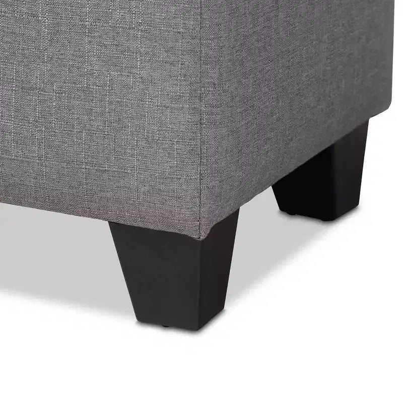 Storage Ottoman with Lift-Top and Tufted Seat