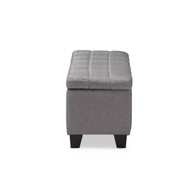 Storage Ottoman with Lift-Top and Tufted Seat