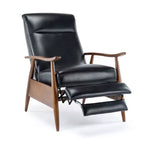 Fauteuil inclinable à pousser, Similicuir, Cadre en bois