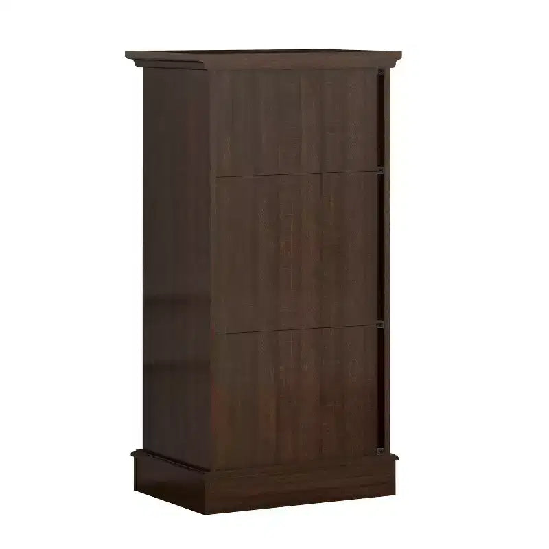 Wine Cabinet with Stemware Rack, Pull-Out Tray, and Drawer