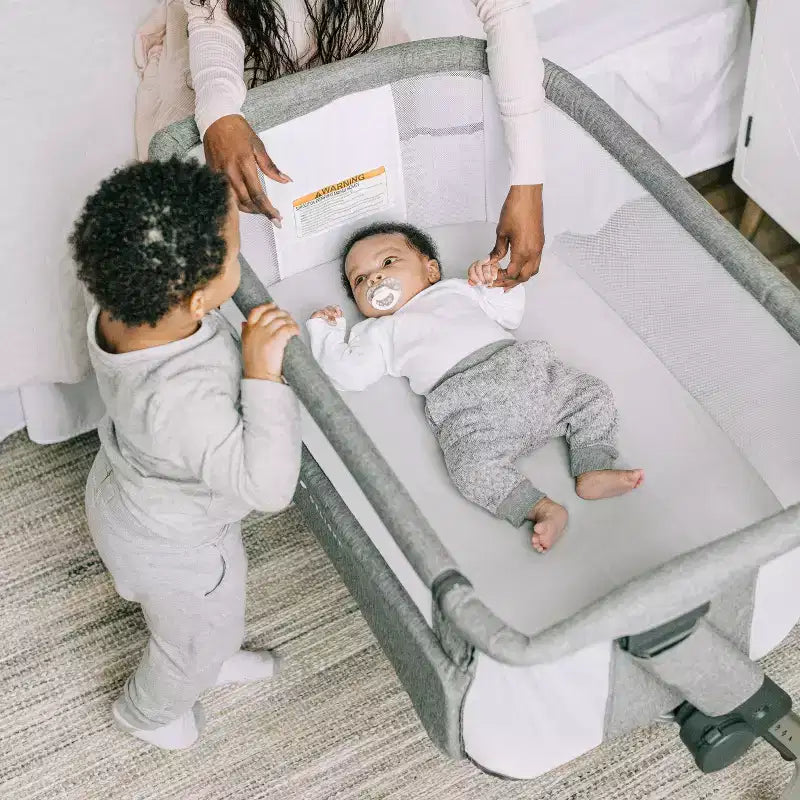 Bassinet and Bedside Sleeper with Adjustable Height, JPMA Certified