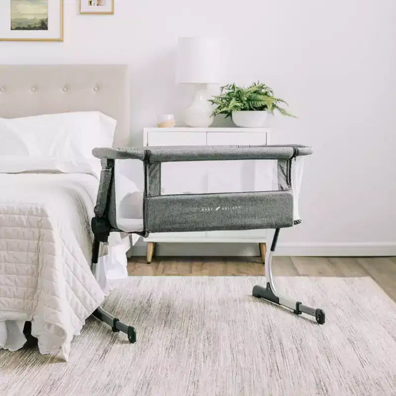 Bassinet and Bedside Sleeper with Adjustable Height, JPMA Certified