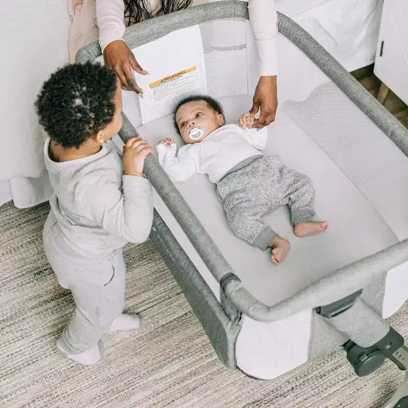Bassinet and Bedside Sleeper with Adjustable Height, JPMA Certified