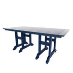 Ensemble de salle à manger d'extérieur 7 pièces Malibu de WestinTrends avec table et chaises de salle à manger, bleu marine