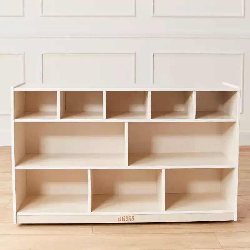 5+5 Cubby and Storage Mobile Tray Cabinet, Classroom Furniture