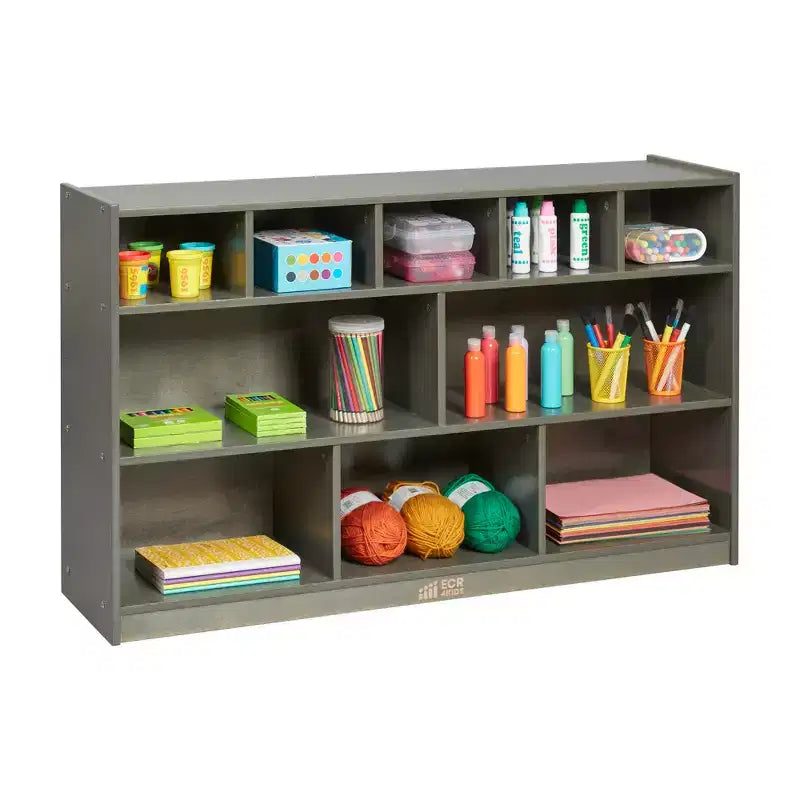 5+5 Cubby and Storage Mobile Tray Cabinet, Classroom Furniture
