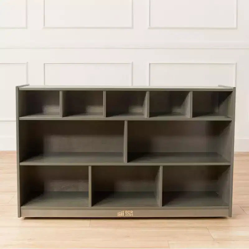 5+5 Cubby and Storage Mobile Tray Cabinet, Classroom Furniture