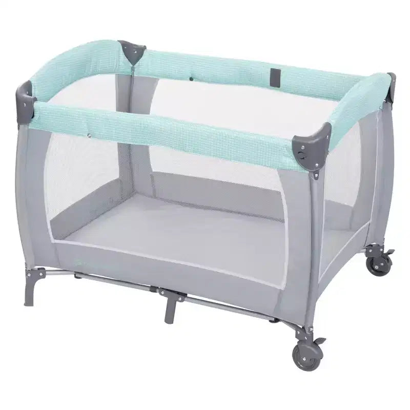 Nursery Center Playard with Rocking Cradle, Bassinet, and Changing Table