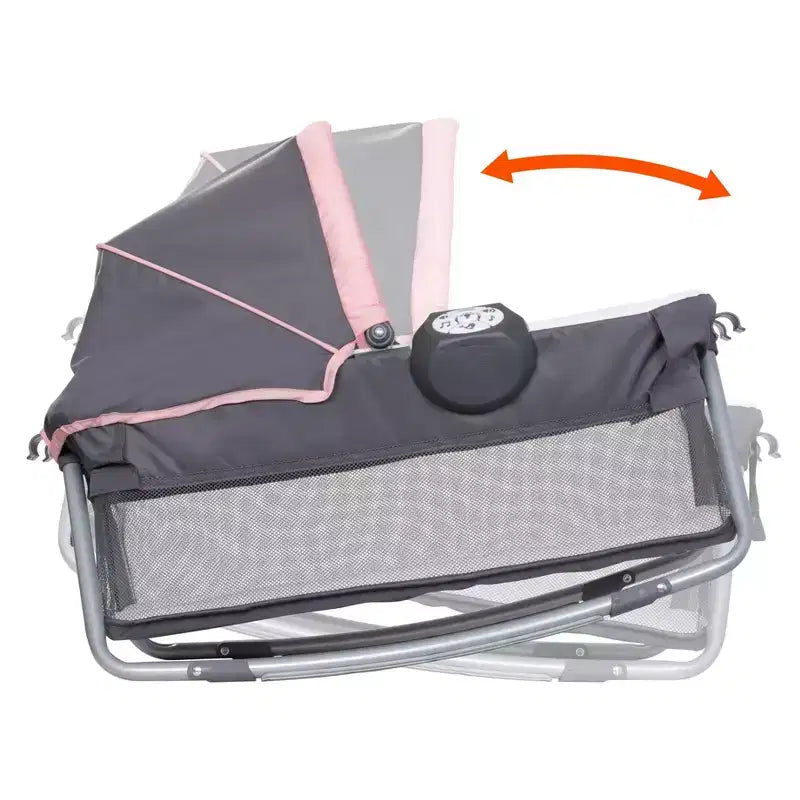 Nursery Center Playard with Rocking Cradle, Bassinet, and Changing Table